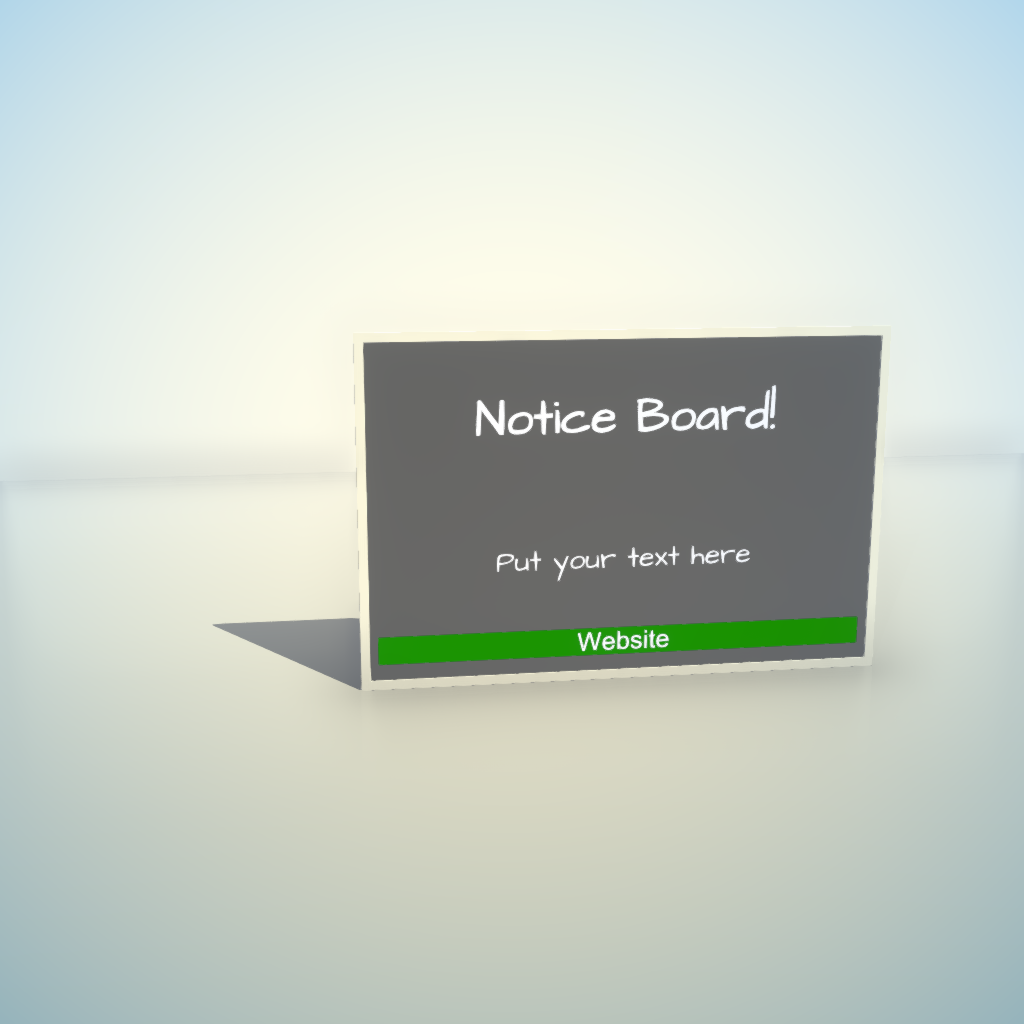 Noticeboard black